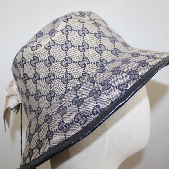 NWT GUCCI GG Reversible and Horsebit Bucket Hat M 58 cm 700851 UNISEX main image 12